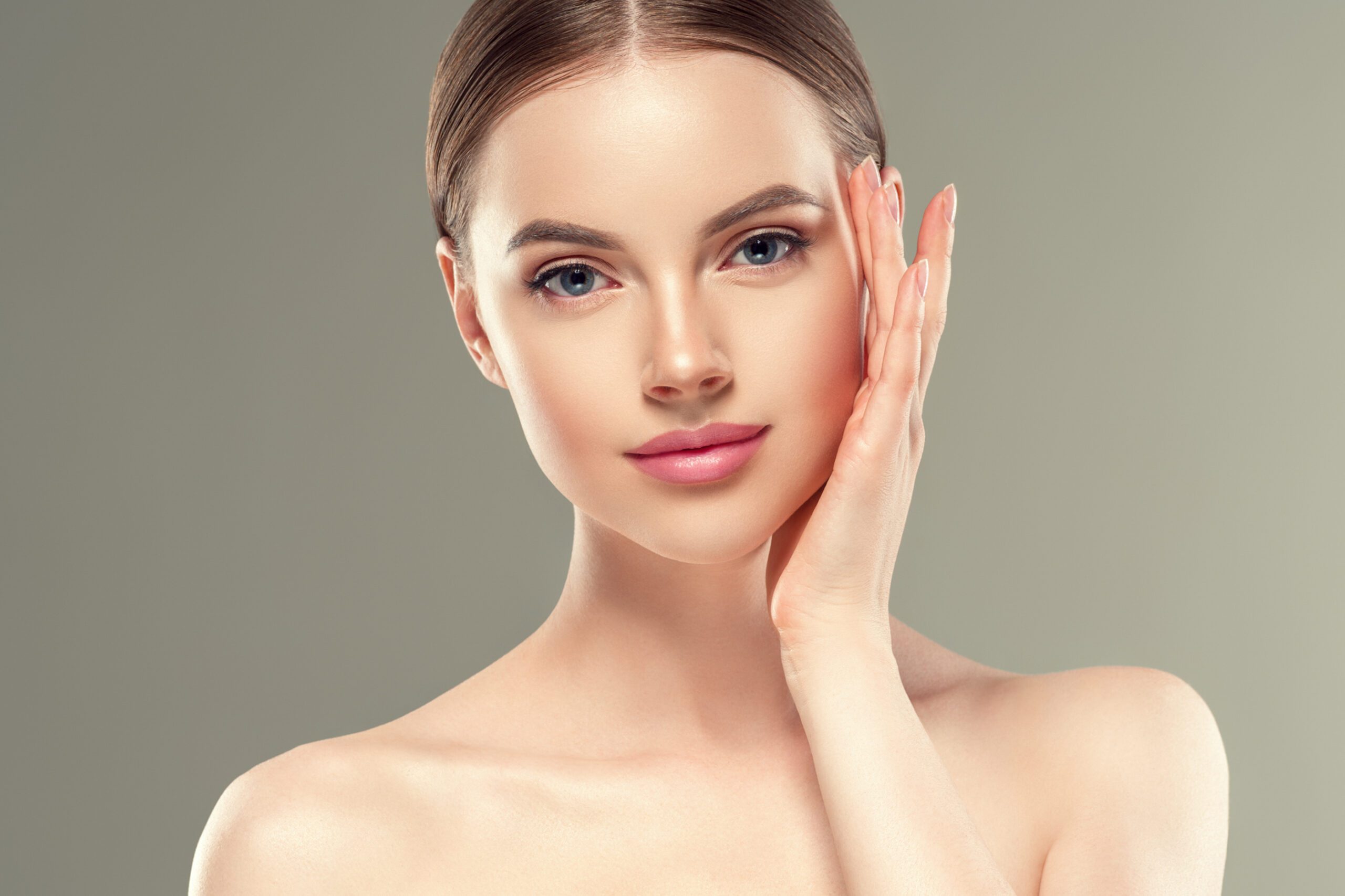 Beautiful Woman Female Skin Care Healthy Hair